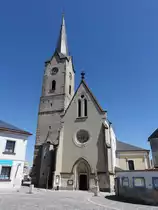 Mohelnice / M�glitz, Dekanatskirche St. Thomas von Canterbury, erbaut im 14. Jahrhundert (01.08.2020)