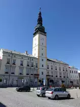 Litovel / Littau, Rathaus von 1557 am Namesti Premysla Otakara (01.08.2020)