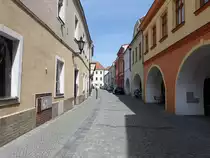 Hranice na Morave / M�hrisch Wei�kirchen, H�user in der Zamecka Stra�e (02.08.2020)