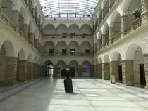 Hranice na Morave / M�hrisch Wei�kirchen, Arkadenhof im Renaissance Schloss (02.08.2020)