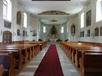 Novy Hrozenkov / Neu Hrosenkau, barocker Innenraum der St. Johannes Kirche (02.08.2020)