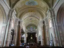 Stipa / Stiep, barocker Innenraum der Wallfahrtskirche Maria Wiegenfest (02.08.2020)
