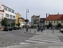 Uhersky Brod / Ungarisch Brod, H�user am Masarykovo Namesti (02.08.2020)