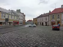 Holesov / Holleschau, H�user am Namesti Richtra (03.08.2020)