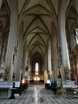 Olomouc / �lm�tz, Innenraum der Kathedrale St. Wenzel (03.08.2020)