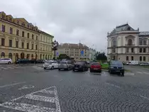 Kromeriz / Kremsier, Geb�ude am Masarykovo Namesti (04.08.2020)