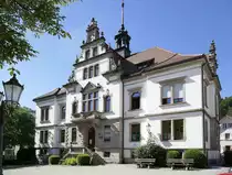 Sch�nau im Wiesental/S�dschwarzwald, das Rathaus der ca. 2500 Einwohner z�hlenden Gemeinde, Juli 2020