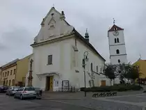 Straznice / Stra�nitz, Pfarrkirche St. Martin, erbaut von 1720 bis 1725 (04.08.2020)