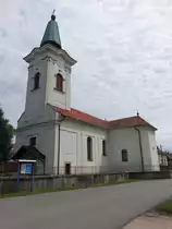 Brodzany, Allerheiligenkirche, erbaut im 17. Jahrhundert (05.08.2020)