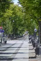 Wojska Polskiego (fr�her Bahnhofstra�e) in Słupsk (Stolp) in Hinterpommern. Aufnahme: 20. August 2020.