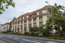 Kaufhaus �Słowiniec� in Słupsk (Stolp) in Hinterpommern. Aufnahme: 22. August 2020.