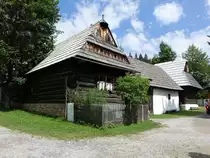 Zuberec, historische Holzh�user im Freilichtmuseum Orava (06.08.2020)