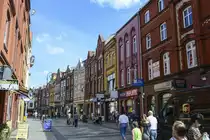 Ulica Staromiejska (bis 1945 Stolper Stra�e) in Lębork (Lauenburg in Pommern). Aufnahme: 19. August 2020.