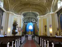 Rimavska Sobota / Gro�steffelsdorf, barocker Innenraum der St. Johannes Kirche (29.08.2020)