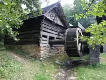 Svidnik, alte Wasserm�hle im Freilichtmuseum Skanzen (31.08.2020)