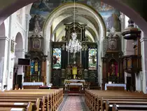 Biecz, barocke Alt�re in der Pfarrkirche St. Anna (03.09.2020)