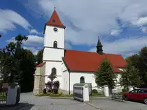 Lipnica Murowana, Pfarrkirche St. Andreas, erbaut ab 1363 (03.09.2020)