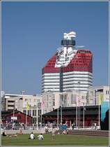 G�teborgs Utkiken, im Volksmund auch Lippenstift genannt, �berragt das n�rdliche Ende des G�teborger Zentrums. 10.05.2008