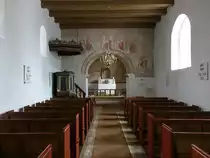 Rasted, romanische Kalkmalereien im Chor der ev. Kirche (21.09.2020)