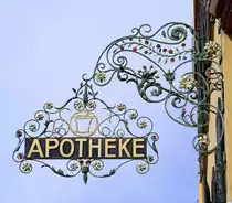 Schopfheim, Apothekenschild, Juli 2020