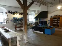 Kloster B�rglum, historische K�che im Klostermuseum (23.09.2020)