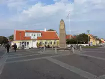 Skagen, Denkmal in der Daphnevej Stra�e (23.09.2020)