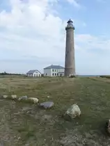 Skagen, Leuchtturm Grauer Turm, mit 46 m der zweith�chste D�nemarks, erbaut von 1847 bis 1848 (23.09.2020)