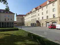 Pirna, Schloss Sonnenstein am Schlo�hof, erbaut von 1545 bis 1548 (02.10.2020)