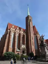 Breslau / Wroclaw, St. Bartholom�us Kirche, erbaut von 1288 bis 1295 (03.10.2020)