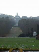 Der Blick auf den Herkules vom Schlo� Wilhelmsh�he aus