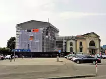 Vevey, das Ch�teau de l’Aile w�hrend der Renovierungsarbeiten am 28. Juni 2012