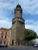 G�rlitz, Reichenbacher Turm der westlichen Stadtbefestigung am Obermarkt (03.10.2020)
