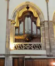 Stra�burg, Thomaskirche. Chororgel aus dem Jahr 1905 von Dalstein-Haerpfer, nach Pl�nen von Albert Schweitzer - 11.05.2017