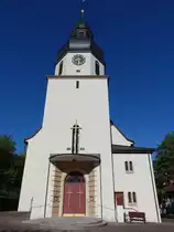 Ersingen, kath. Christk�nig Kirche, erbaut von 1930 bis 1931 (12.08.2017)