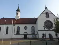 Bisingen, Pfarrkirche St. Nikolaus, erbaut von 1786 bis 1795 (19.08.2018)
