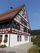 Rotenzimmern, historisches Rathaus in der G��linger Stra�e (19.08.2018)