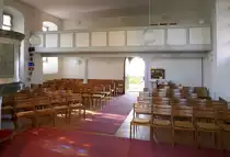 T�llingen, Blick in den Kirchenraum der St.Ottilien-Kirche, Okt.2020