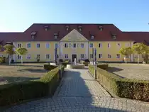 Schesslitz, barockes Elisabethen-Hospital, erbaut von 1766 bis 1767 von Johann Jakob Michael K�chel (13.10.2018)