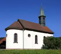 Utzenfeld im Wiesental/S�dschwarzwald, die katholische Kapelle St.Apollonia, Juli 2020