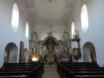 Grettstadt, Alt�re und Kanzel in der kath. Pfarrkirche St. Peter und Paul (14.10.2018)