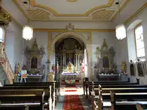 Theinheim, Alt�re in der kath. St. Laurentius Kirche (14.10.2018)