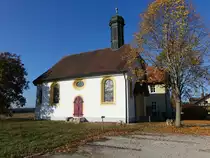 W�lkendorf, kath. St. Wolfgang Kirche, neubarock, erbaut 1900 (14.10.2018)