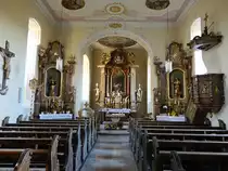Hainert, barocke Alt�re und Kanzel in der St. Joseph Kirche (15.10.2018)