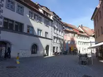 Wangen im Allg�u, historische Geb�ude in der Spitalstra�e (20.02.2021)