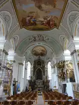 Asbach, kath. Pfarrkirche St. Matth�us, erbaut 1770 von Francois Cuvillies (20.10.2018)