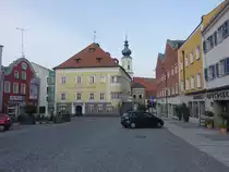 Rotthalm�nster, Brauereigasthof Herndl und Pfarrkirche Maria Himmelfahrt (20.10.2018)