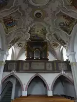 Stubenberg, Orgelempore in der Pfarrkirche St. Georg und Urban (20.10.2018)