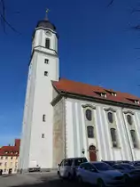 Lindau, kath. M�nster unseren lieben Frau, erbaut von 1748 bis 1752 durch Johann Caspar Bagnato (20.02.2021)