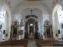 Hutthurm, barocke Alt�re in der kath. Pfarrkirche St. Martin (21.10.2018)