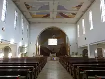 Lindau, Innenraum der kath. Pfarrkirche St. Josef (20.02.2021)